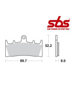 SBS 686 Brake Pad Kit