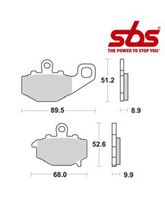 SBS 687 Brake Pad Kit
