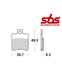 SBS 697 Brake Pad Kit