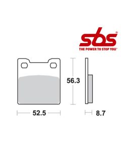 SBS 701 Brake Pad Kit