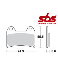 SBS 706 Brake Pad Kit