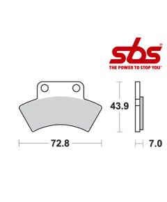SBS 717 Brake Pad Kit