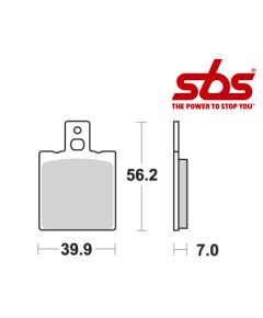 SBS 718 Brake Pad Kit