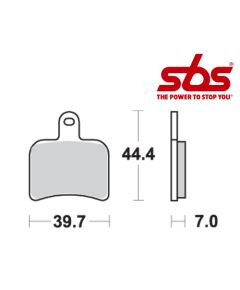 SBS 719 Brake Pad Kit