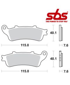 SBS 721 Brake Pad Kit