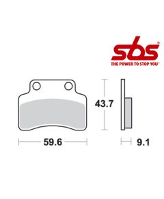 SBS 723 Brake Pad Kit