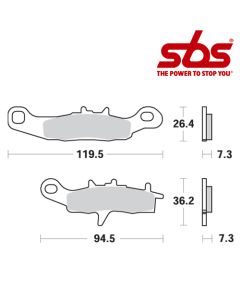 SBS 726 Brake Pad Kit