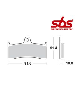 SBS 729 Brake Pad Kit