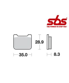 SBS 732 Brake Pad Kit