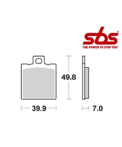 SBS 737 Brake Pad Kit