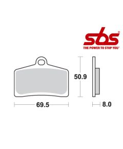 SBS 739 Brake Pad Kit