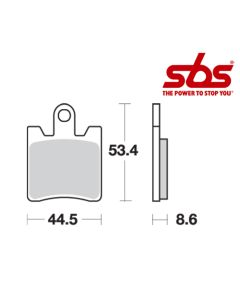 SBS 740 Brake Pad Kit