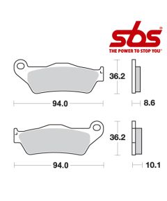 SBS 742 Brake Pad Kit