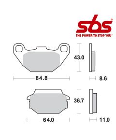 SBS 749 Brake Pad Kit
