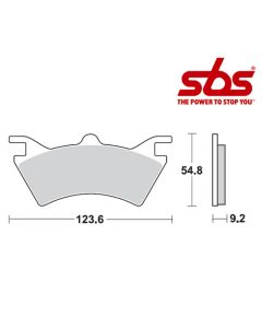 SBS 757 Brake Pad Kit