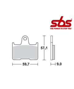 SBS 765 Brake Pad Kit