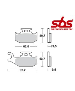 SBS 767 Brake Pad Kit