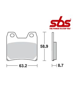 SBS 770 Brake Pad Kit