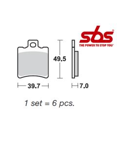 SBS 771 Brake Pad Kit