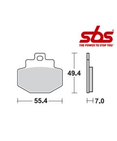 SBS 772 Brake Pad Kit