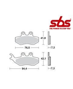 SBS 774 Brake Pad Kit