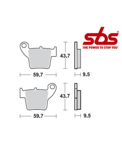 SBS 777 Brake Pad Kit