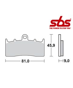 SBS 778 Brake Pad Kit
