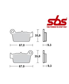 SBS 790 Brake Pad Kit