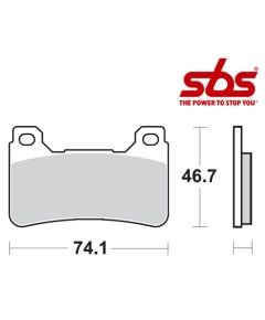 SBS 809 Brake Pad Kit