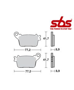 SBS 834 Brake Pad Kit