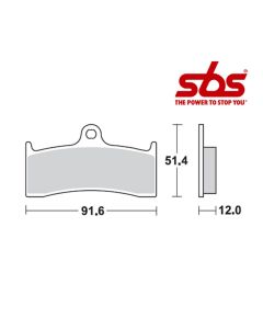 SBS 779 Brake Pad Kit