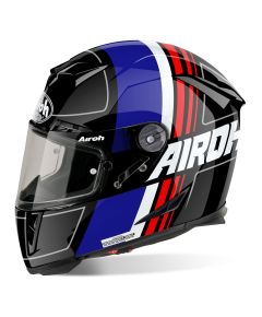 AIROH Helmet GP500 Full Face Motorcycle Helmet - Scrape Black Gloss