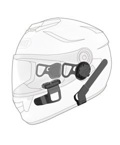Sena 10U intercom with remote for Shoei full-face helmets