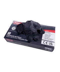 Disposable Black Nitrile Workshop/Mechanics Gloves (Powder Free)