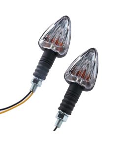 Motorcycle Arrow Indicators With Black Body And Clear Lens