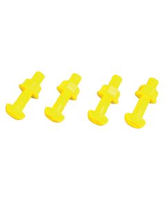 Yellow Number Plate Bolts & Nuts