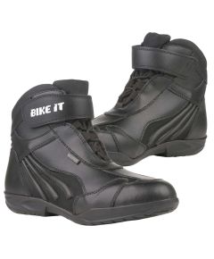 Bike It 'Perun' Low-Cut Black Waterproof Motorcycle Boot