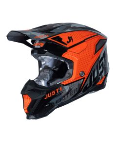 Just1 Helmet J40 Shooter Camo Orange Black [ACU Gold]