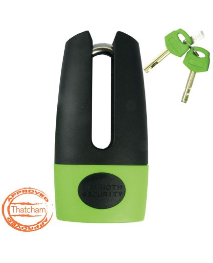 Mammoth Thatcham Shackle Disc Lock With Reminder Coil
