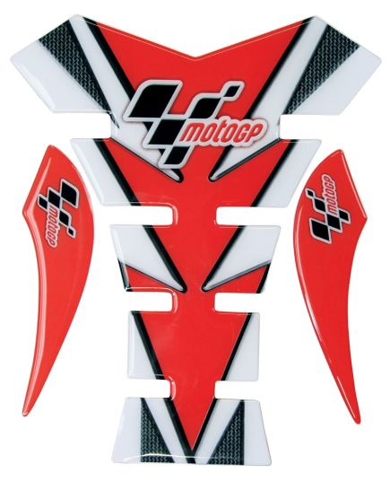 MotoGP Tank Pad - Red & Carbon