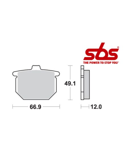 SBS 508 Brake Pad Kit