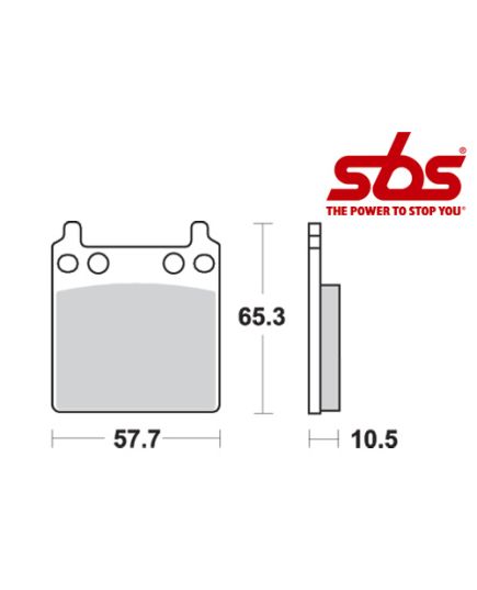 SBS 509 Brake Pad Kit