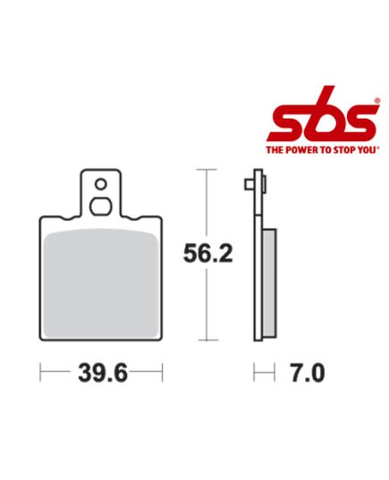 SBS 519 Brake Pad Kit