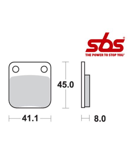 SBS 536 Brake Pad Kit
