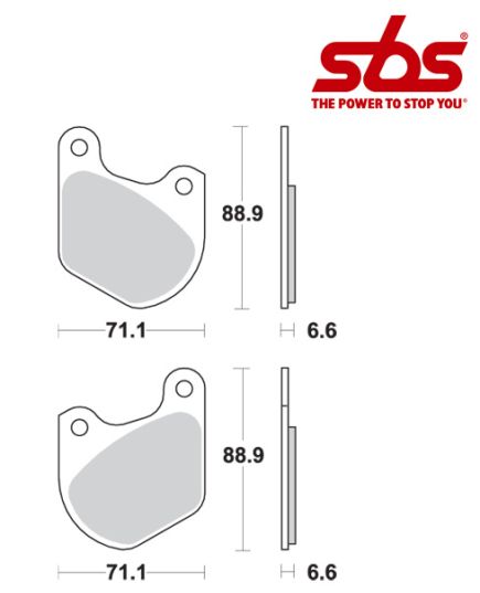 SBS 543 Brake Pad Kit