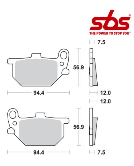 SBS 545 Brake Pad Kit