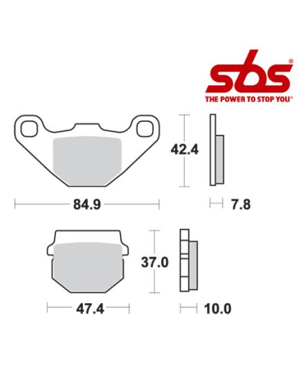 SBS 548 Brake Pad Kit