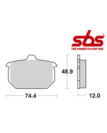 SBS 549 Brake Pad Kit