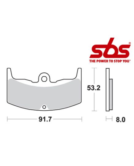 SBS 552 Brake Pad Kit