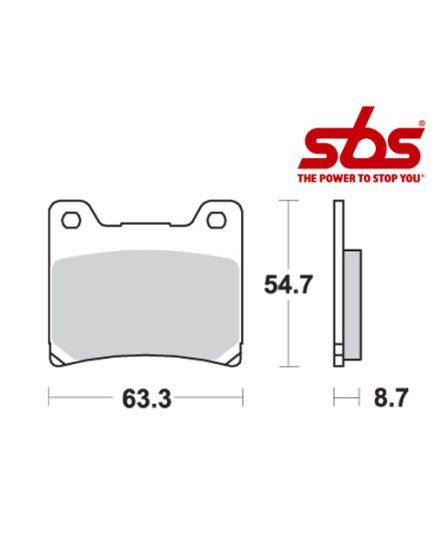 SBS 555 Brake Pad Kit